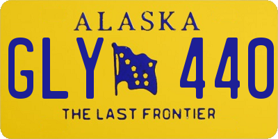 AK license plate GLY440