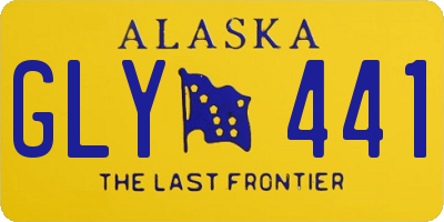 AK license plate GLY441