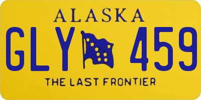 AK license plate GLY459