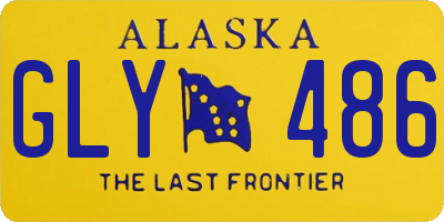 AK license plate GLY486