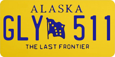 AK license plate GLY511