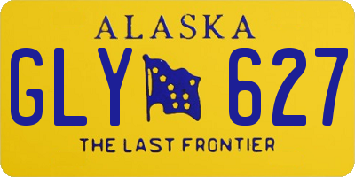AK license plate GLY627