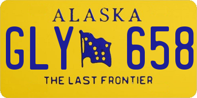 AK license plate GLY658