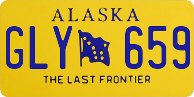 AK license plate GLY659
