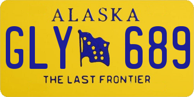 AK license plate GLY689