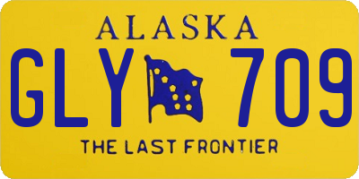 AK license plate GLY709