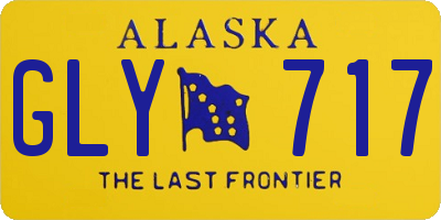 AK license plate GLY717