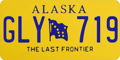 AK license plate GLY719