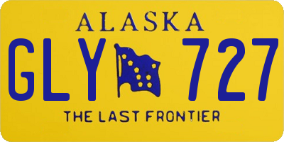 AK license plate GLY727