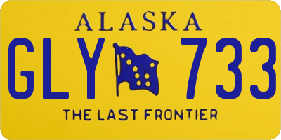 AK license plate GLY733