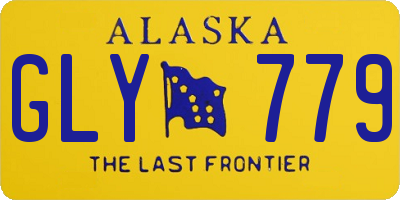 AK license plate GLY779
