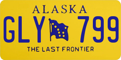 AK license plate GLY799