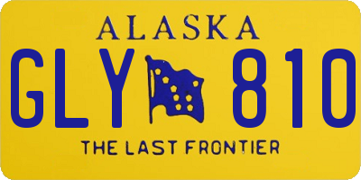 AK license plate GLY810