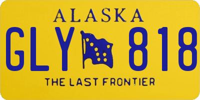 AK license plate GLY818