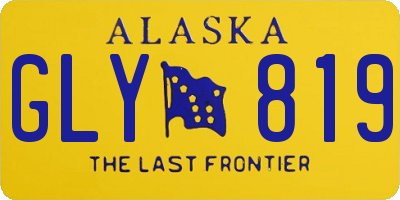 AK license plate GLY819