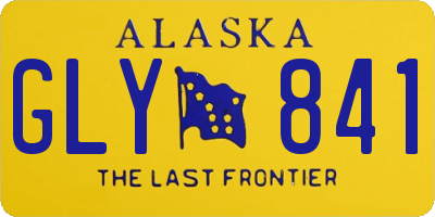 AK license plate GLY841