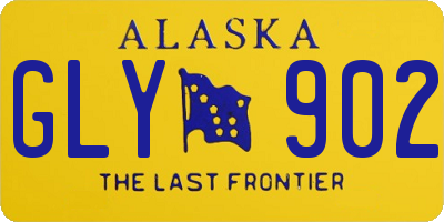AK license plate GLY902