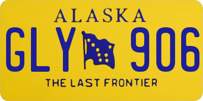AK license plate GLY906
