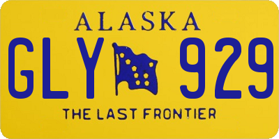 AK license plate GLY929