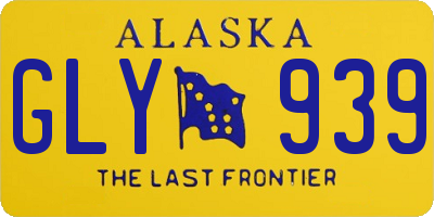 AK license plate GLY939