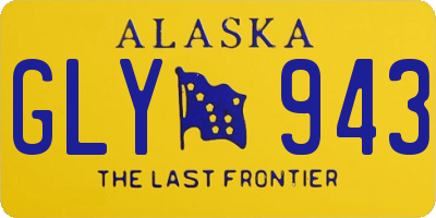 AK license plate GLY943