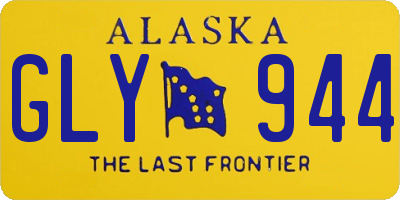 AK license plate GLY944
