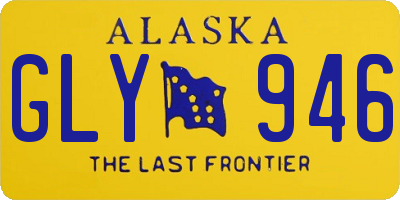 AK license plate GLY946