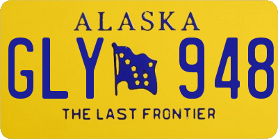 AK license plate GLY948