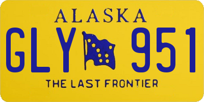 AK license plate GLY951