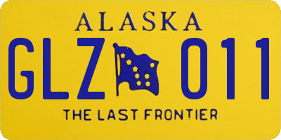 AK license plate GLZ011