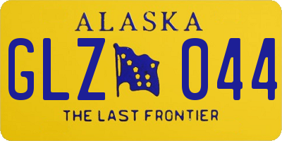 AK license plate GLZ044