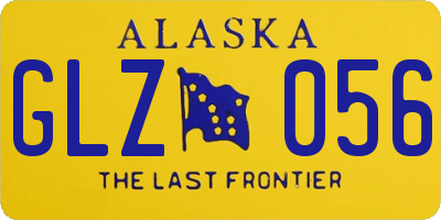 AK license plate GLZ056