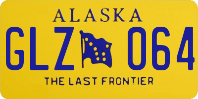 AK license plate GLZ064