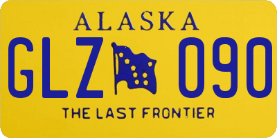 AK license plate GLZ090