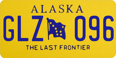 AK license plate GLZ096