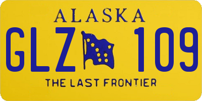 AK license plate GLZ109