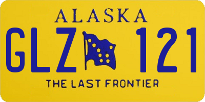 AK license plate GLZ121