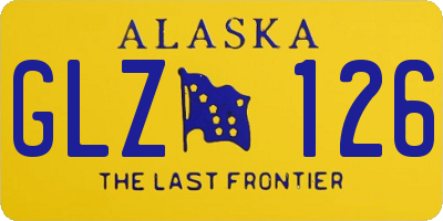 AK license plate GLZ126