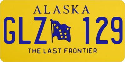 AK license plate GLZ129