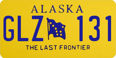 AK license plate GLZ131