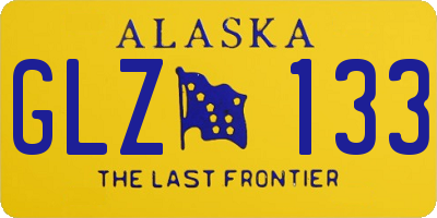 AK license plate GLZ133