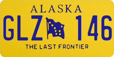 AK license plate GLZ146