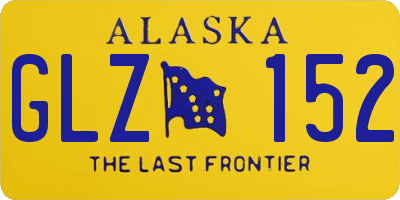 AK license plate GLZ152