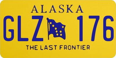 AK license plate GLZ176