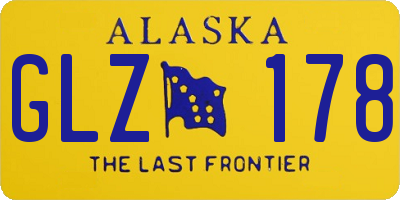 AK license plate GLZ178