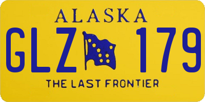 AK license plate GLZ179