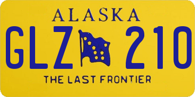 AK license plate GLZ210