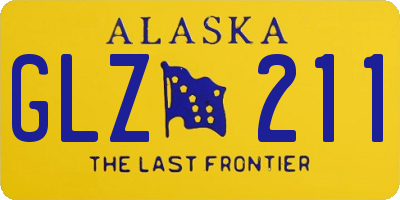 AK license plate GLZ211