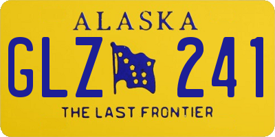 AK license plate GLZ241