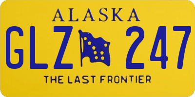 AK license plate GLZ247